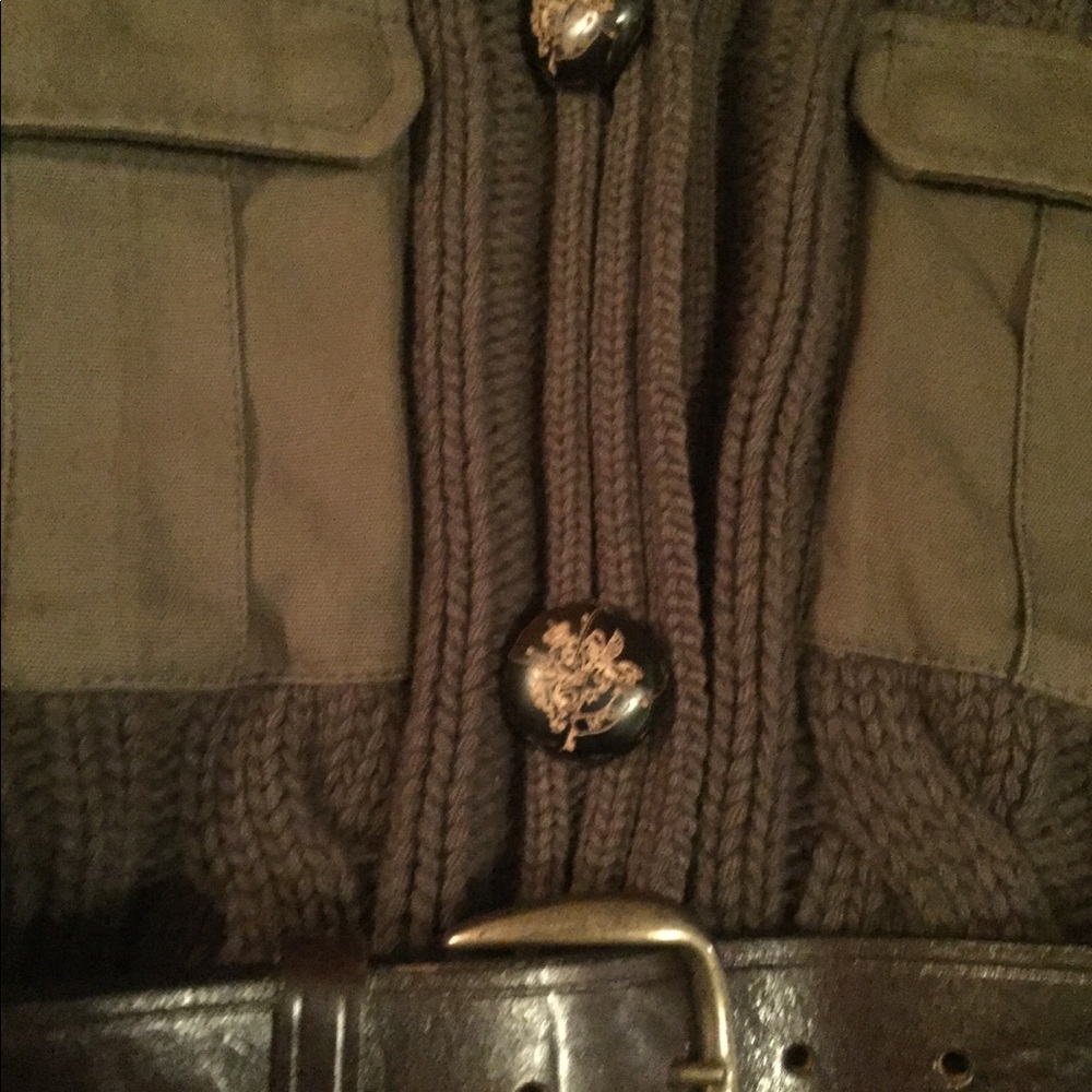 McQueen by Alexander McQueen sweater coat, size M - Picture 3 of 4
